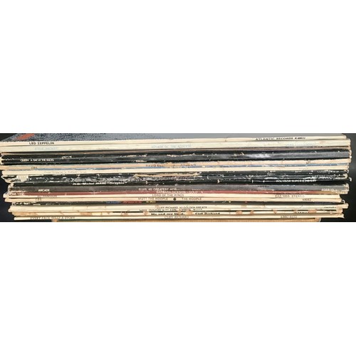 191 - BOX OF ROCK AND POP VINYL lp RECORDS. Here we find the records in mainly VG+ conditions. Artists to ... 