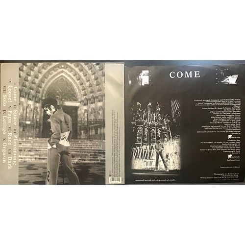 163 - PRINCE - ‘1958 - 1993 - COME‘ VINYL LP RECORD. An American release on Warner Brothers 9362-457001 fr... 