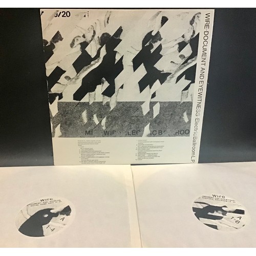 262 - WIRE “DOCUMENT & EYEWITNESS ELECTRIC BALLROOM” VINYL LP + 12