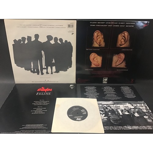 188 - THE STRANGLERS VINYL LP RECORDS X 3. Titles here include - 10 - Aural Sculpture and Feline which com... 