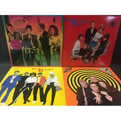 109 - THE B52’s VINYL LP’S & 12” SINGLE. This set has the album title’s - Cosmic Thing - Wild Planet and s... 