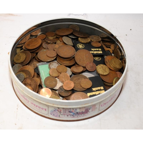 112 - Tin of GB coins