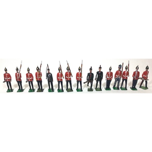 19 - Lead Soldiers British 1914 to include Highland riflers and The Royal Berks (15)