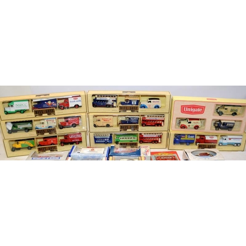 221 - Large collection of boxed die-cast model vehicles including limited and multi vehicle sets