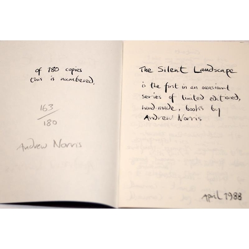 223 - Andrew Norris author/artist: 3 x hand made hand numbered books, 'Sticks and Stones and Bricks and Bo... 