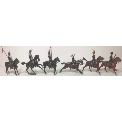 36 - Lead Soldiers British Cavalry 1914 (6)to include Britains