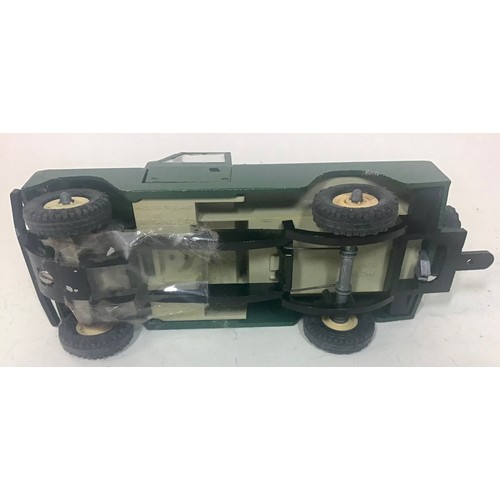 9 - Britains die cast model of Military Landrover box untidy to include Britains