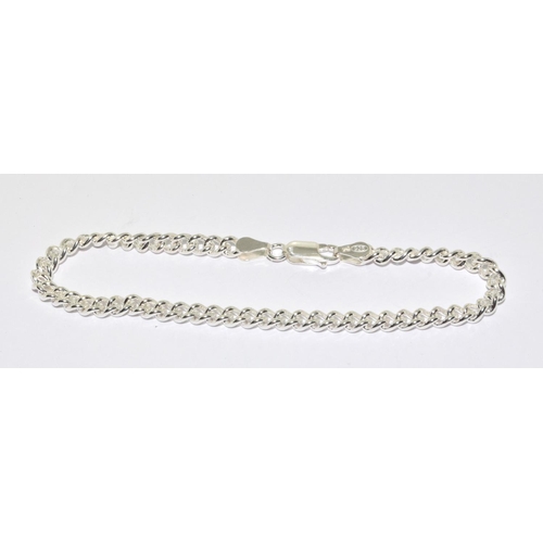 386 - Silver Bracelet together with a Silver Ring