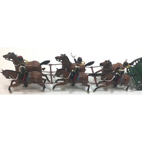 88 - Britains RHA gun team with cannon and Limber complete with riders