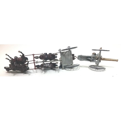 92 - Britains RHA gun team with cannon and Limber complete with riders