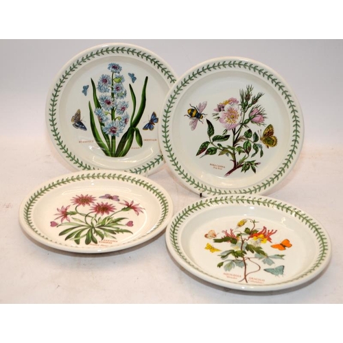 72 - Collection of Portmeirion Botanic Garden to include lidded casserole dish, large flan dish and plate... 