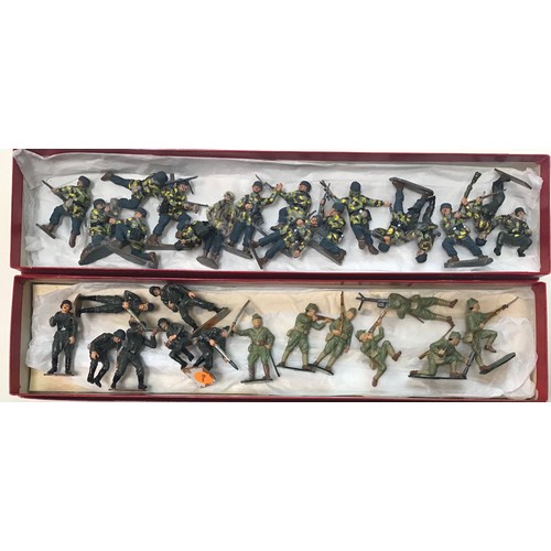 95 - Large quantity of WWII Axis soldiers German Artic Patrol Paratroopers and Japanese