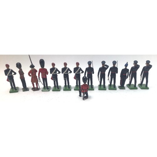 86 - Mixed collection of Lead Soldiers all  British regiments to include Britains (14)