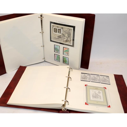 203 - Stanley Gibbons Great Britain Stamp Album volume I and II. Mostly 1970 through to 1990, good level o... 