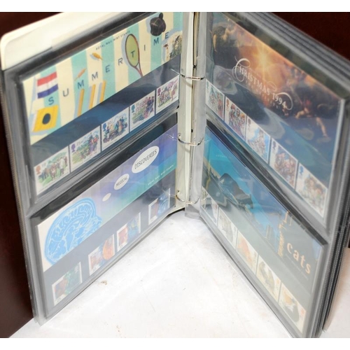 206 - Royal Mail album of Presentation packs. Good monetary value of unused stamps