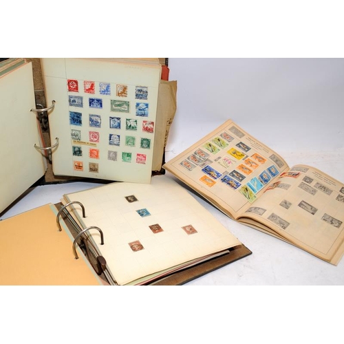 207 - Three vintage albums of world stamps. These albums have some age and have been carefully compiled. W... 