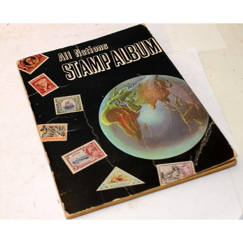 207 - Three vintage albums of world stamps. These albums have some age and have been carefully compiled. W... 