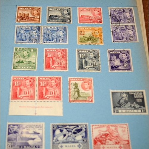 207 - Three vintage albums of world stamps. These albums have some age and have been carefully compiled. W... 