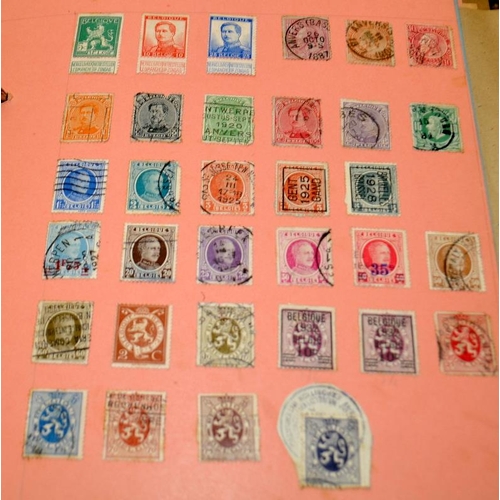 207 - Three vintage albums of world stamps. These albums have some age and have been carefully compiled. W... 