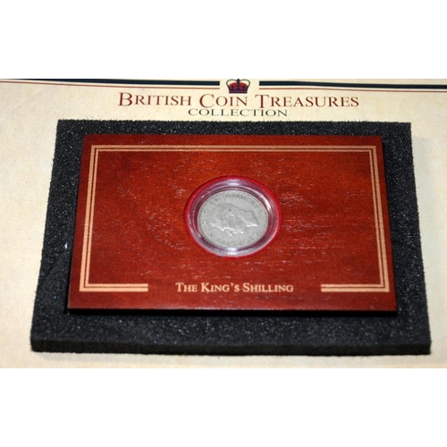 133 - Vintage GB coin collections to include Historic British Sterling Collection, 1967 coin set , Kings S... 