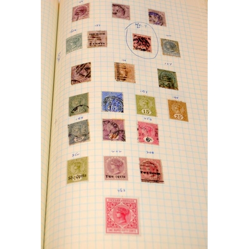 184 - Stamp album of mostly Portugal including early examples. At the back is a small collection from Ceyl... 