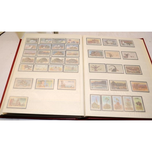 188 - Stamps: 4 x stock books, Mostly from the African continent with a good selection from Ciskei