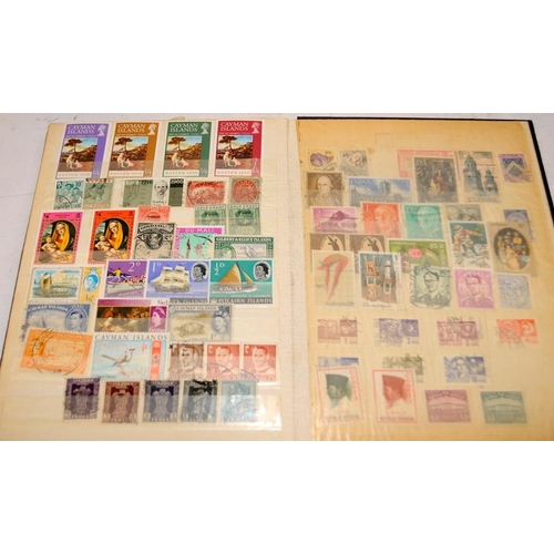 189 - Stamps: 3 x stock books featuring world stamps, mostly Canada and European states