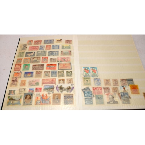 189 - Stamps: 3 x stock books featuring world stamps, mostly Canada and European states