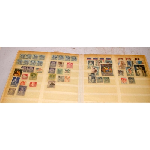 218 - Stamps: Two stock books with a good selection of mostly GB Spain and Portugal issues c/w a number of... 