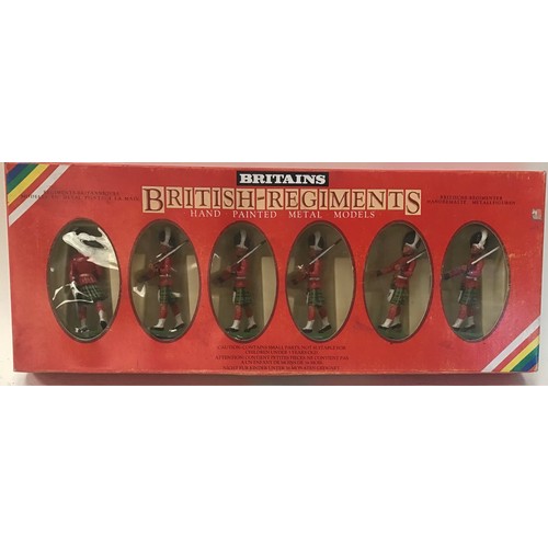 104 - Boxed Britains lead soldiers 