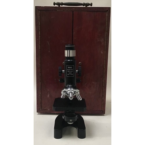 251 - Print scientific microscope. This is model number 1200 plz and comes in original box with drawers co... 