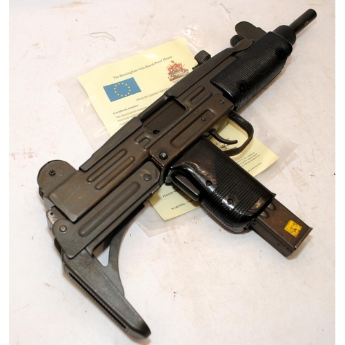 168 - Genuine Israeli 9mm IMI Sub-Machine gun. This has been fully deactivated and is for display purposes... 