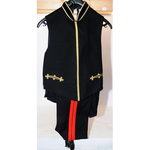 175 - British Army uniform: Full Mess Dress with cap of the Army Logistical Corps consisting of tunic, wai... 