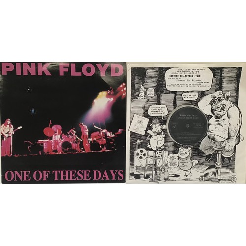95 - PINK FLOYD VINYL LP ‘ONE OF THESE DAYS’. From 1989 on Swingin’ Pig Records TSP 034 we have this whit... 
