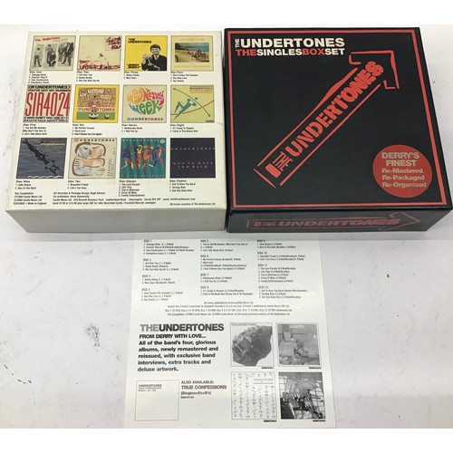 557 - THE UNDERTONES ‘SINGLES CD BOX SET’. This box of cd’s look in Ex condition and have been Re-mastered... 