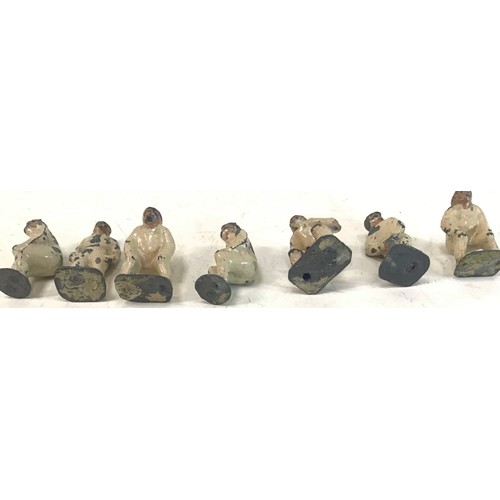 87 - Rare Pixyland Kew 1920’s hollow lead cricket players x 15. Some loss of paint but no damage.