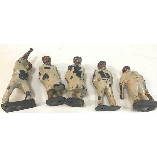 87 - Rare Pixyland Kew 1920’s hollow lead cricket players x 15. Some loss of paint but no damage.