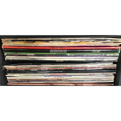 186 - CASE OF SOUL / POP RELATED VINYL LP RECORDS. Found here we have artists - Carly Simon - Kylie Minogu... 