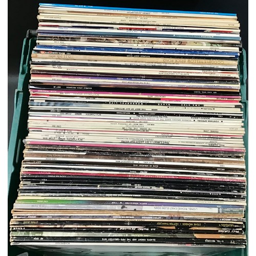 176 - LARGE CRATE OF VARIOUS VINYL LP RECORDS. In this lot we find a mixture of genres to include artist’s... 