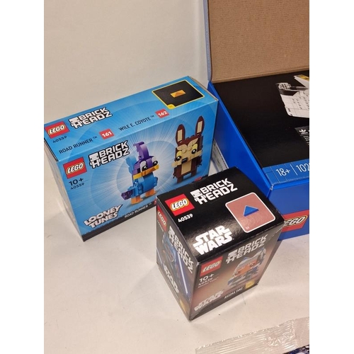 203 - A selection of lego recent sealed sets to include - #10282, #40391, #40539, #40559, #76241 and 30654... 