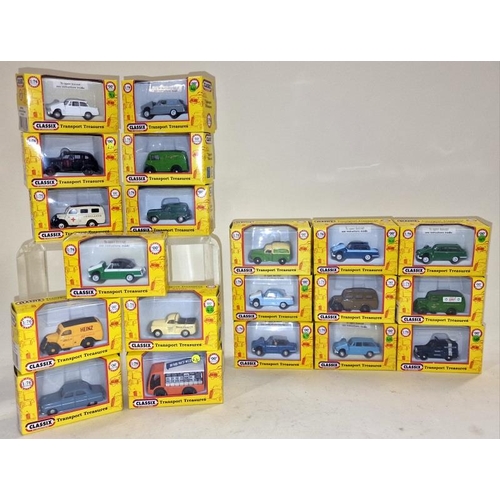 286 - Classix by Pocketbond Transport Treasures boxed group of 1:76 scale die cast cars (20).