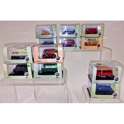 293 - Oxford boxed group of 1:76 scale miniature die cast vehicles. All in excellent unused condition with... 