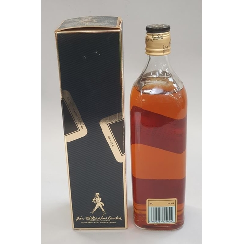 44 - Johnnie Walker 12 Year Old Black Special Black Label Old Scotch Whisky 75cl boxed.