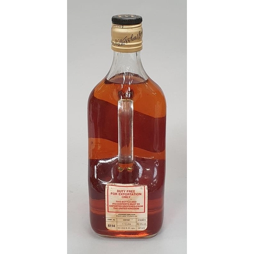 56 - Vintage Johnnie Walker 12Y Black Label Old Scotch Whisky 1.5L.