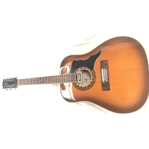 452 - VINTAGE 1960’s EROS GARANZIA ACOUSTIC GUITAR. This is a twelve string Italian guitar and found in Ex... 