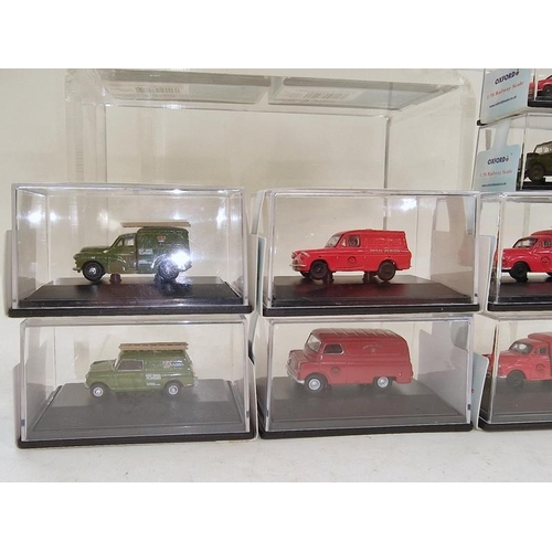 297 - Oxford Automobile Company group of boxed 1:76 scale die cast vehicles all appear in excellent condit... 