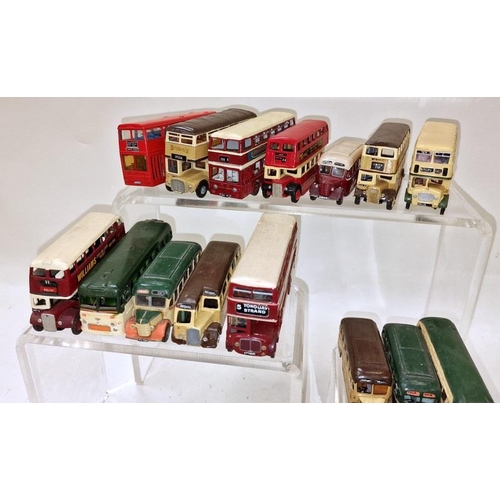 309 - Collection of vintage unboxed play worn die cast buses/coaches to include Dinky, Westward and others... 