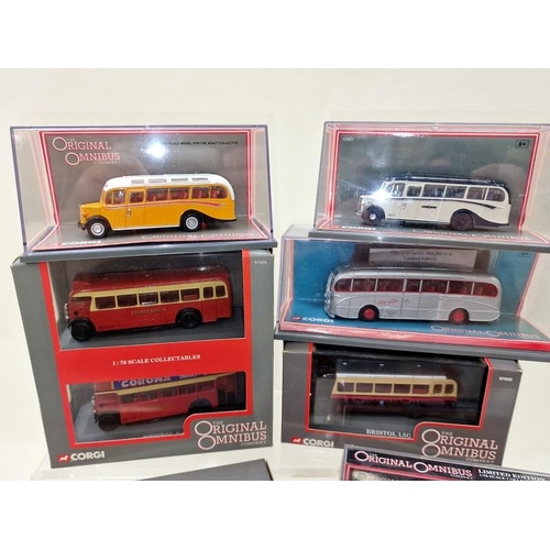 311 - Corgi The Original Omnibus Company group of boxed die cast models in excellent condition with some s... 