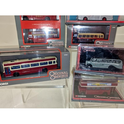 311 - Corgi The Original Omnibus Company group of boxed die cast models in excellent condition with some s... 