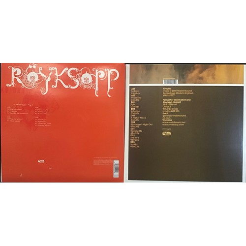 212 - 2 X ROYKSOPP VINYL LP RECORDS. These are both Double Albums and titled ‘The Understanding’ and ‘Melo... 